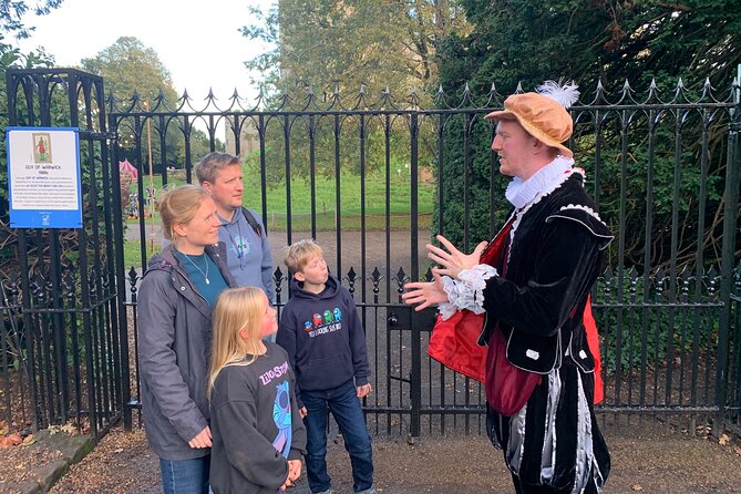 A Historical tour of Warwick with Queen Elizabeth's Secret Lover - The East Gate pillar box is a small detail with a town story