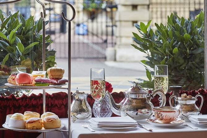 Afternoon Tea at The Rubens at the Palace, Buckingham Palace - The Palace Lounge and the Royal Mews view