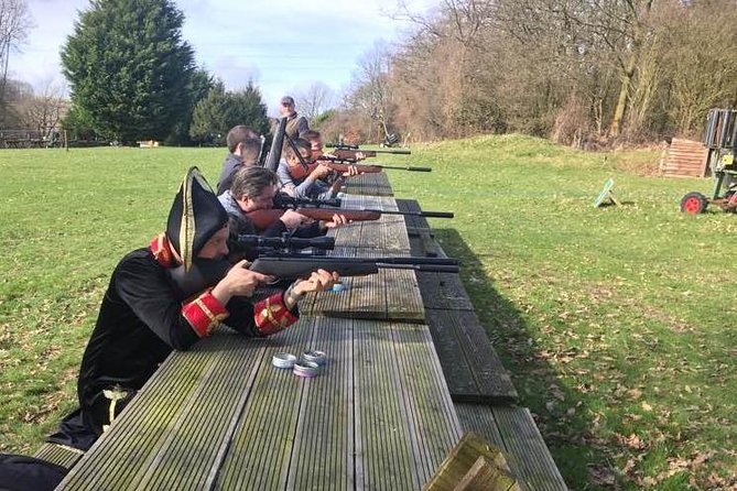 Air Rifle Shooting - One Hour - Sitting down behind a scoped 22 rifle