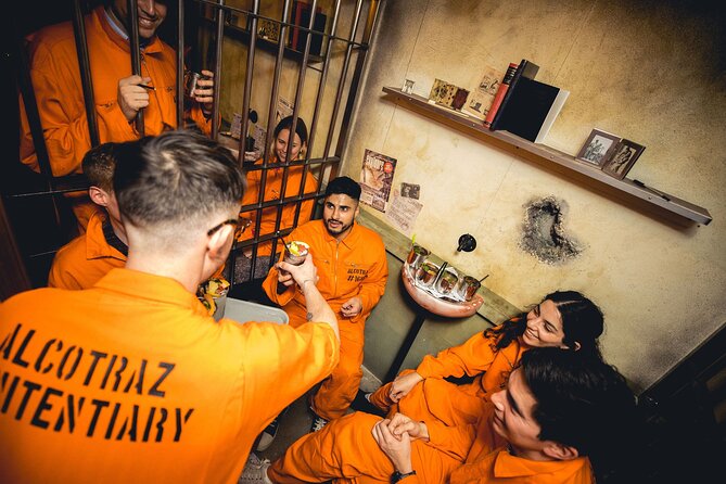 Alcotraz Prison Cocktail Experience in London - How the cocktails fit into the story