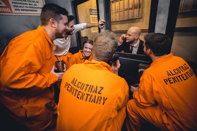 Alcotraz Prison Cocktail Experience in London - Cell time, the Warden, and the prison plot