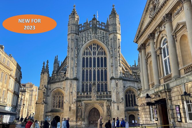 Bath Public Walking Tour including Bath Abbey - No. 1 Royal Crescent shows Georgian Bath at its grandest