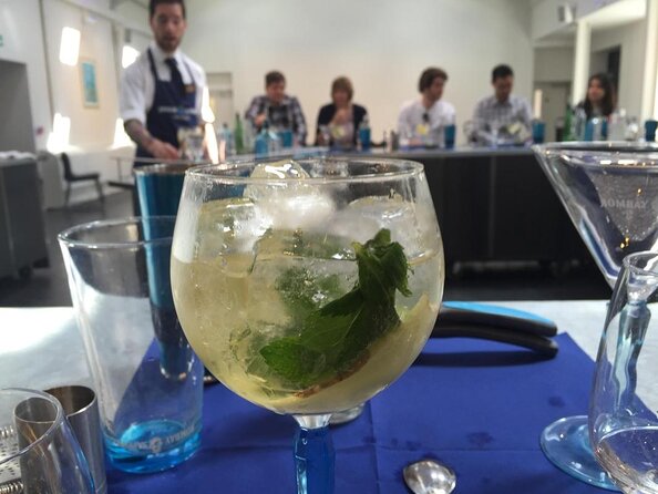 Bombay Sapphire Gin Distillery Tour and Cocktail - Your first drink comes from a self-serve gin dispenser