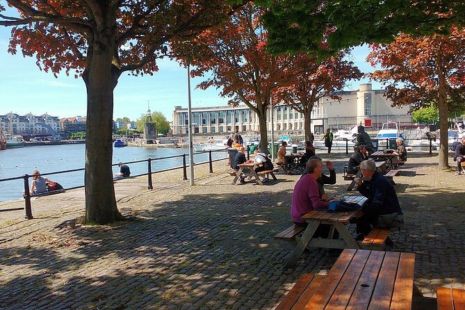 Bristol Harbourside Self-Guided Walking Tour - Millennium Square and the skateboard-friendly amphitheatre