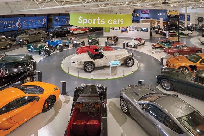 British Motor Museum Entry Ticket in Gaydon - From prototypes to production cars