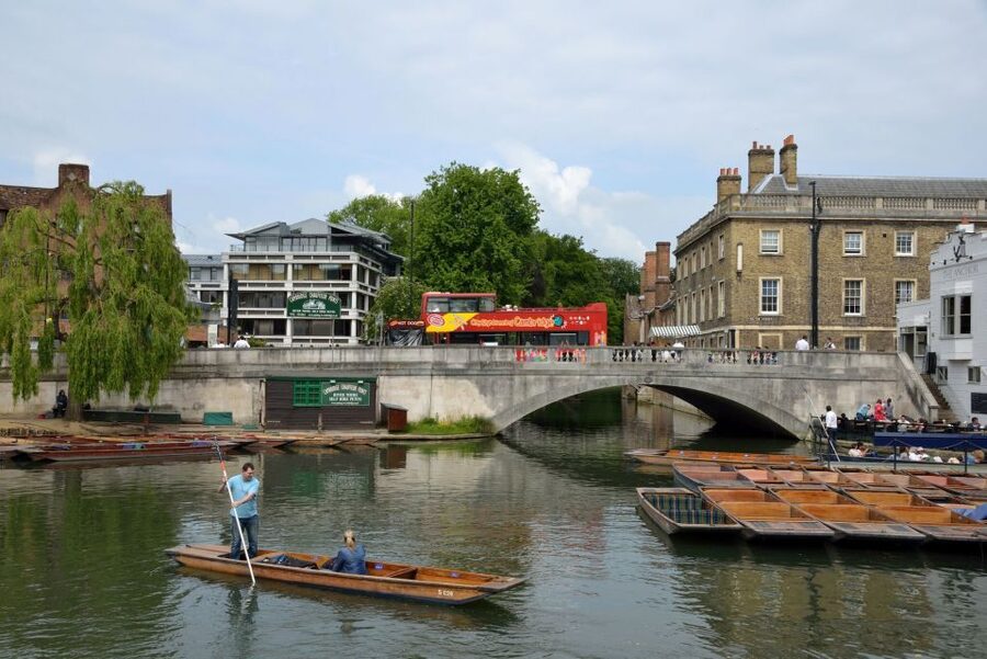 Cambridge: City Sightseeing Hop-On Hop-Off Bus Tour - Silver Street and Cambridge’s historic center