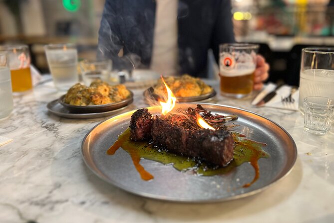 Camden Market Food Tour of 7 Tastings, Gin, Street Food & More - Arlington House adds an unexpected landmark