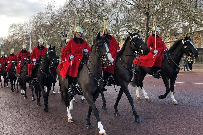 Changing of the Guard Guided Walking Tour in London - Following the guards down the Mall