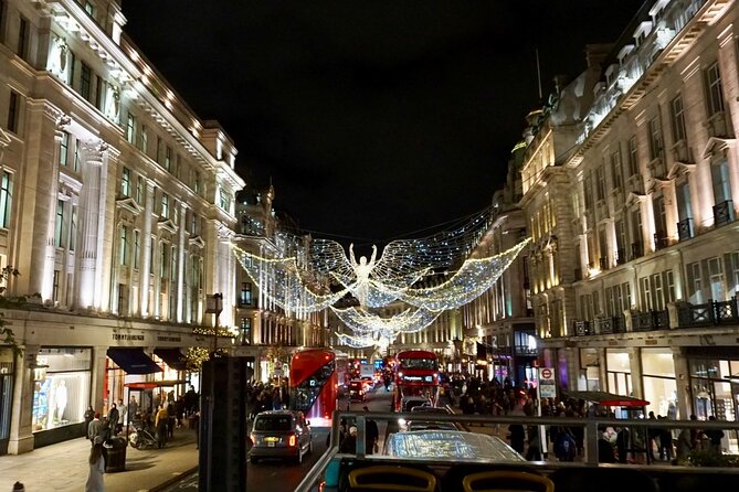 Christmas Lights Open-Top Bus Tour - Regent Street and its grand curve