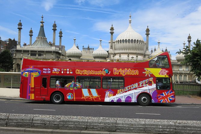 City Sightseeing Brighton Hop-On Hop-Off Bus Tour - Grand Avenue and Palmeira Square take you toward Hove