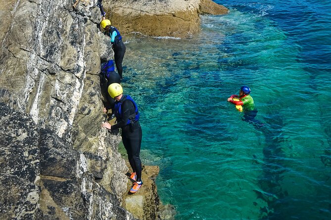 Coasteering Experience in Newquay - Traversing the rocks instead of walking them