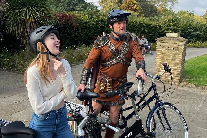 eBike Tour in York City - Clifford’s Tower above York