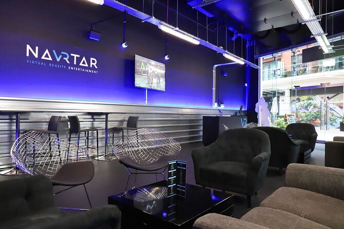 Epic 60 Minute Free-Roam Virtual Reality Experience at Navrtar - A bar, food, and table games after the action