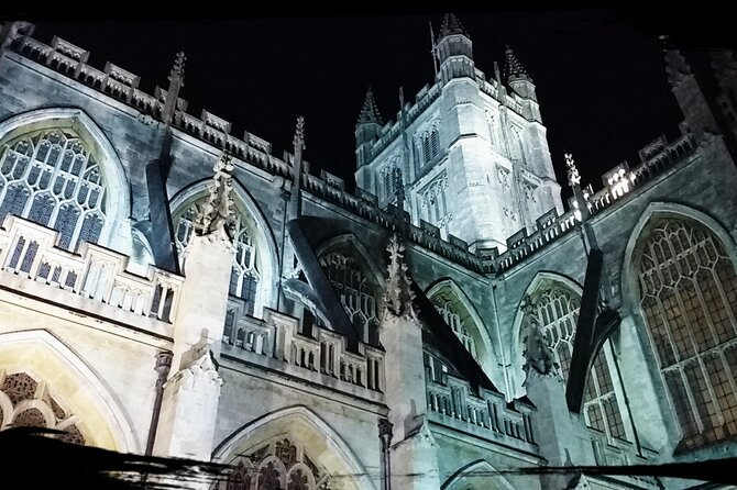 Fully Guided Bath Ghost Tours - Queen Square closes the evening