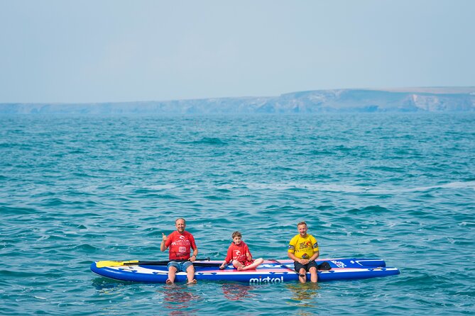 Giant Stand Up Paddle Boarding Experience in Newquay - A natural blowhole and other surprises