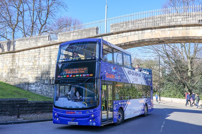 Golden Tours York Hop-on Hop-off Open Top Bus Tour with Audio Guide - Why this bus works well in York