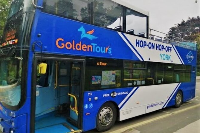 Golden Tours York Hop-on Hop-off Open Top Bus Tour with Audio Guide - Open-top views and changing weather