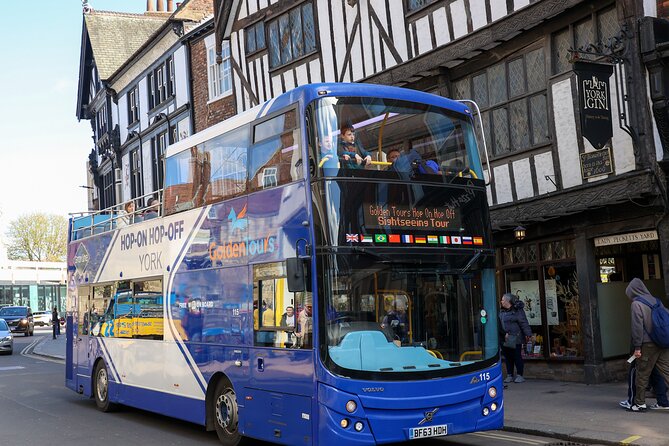 Golden Tours York Hop-on Hop-off Open Top Bus Tour with Audio Guide - Starting at Exhibition Square