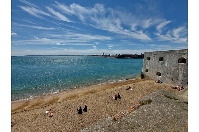 Guided Walking Tour of Portsmouth - The Round Tower shows Portsmouth in defensive mode