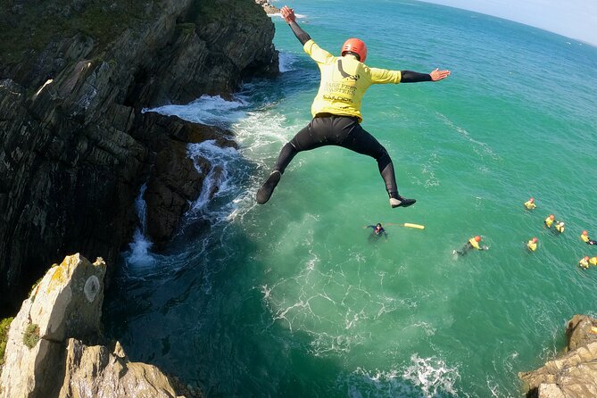 Half-Day Coasteering in Newquay Cornwall - Swimming, Climbing, and the Cornish Shore