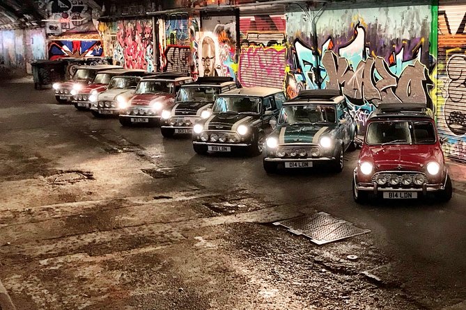 Half Day Tour in a classic Mini Cooper - Leake Street Arches and London’s graffiti tunnel