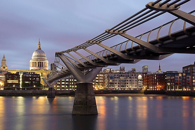 Harry Potter Black Taxi Private Tour of London with Hotel Pickup - The Millennium Bridge and Lambeth Bridge