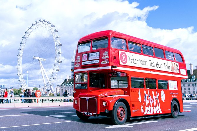London: Afternoon Tea Bus Tour - 1960s Routemaster Bus - The central London route