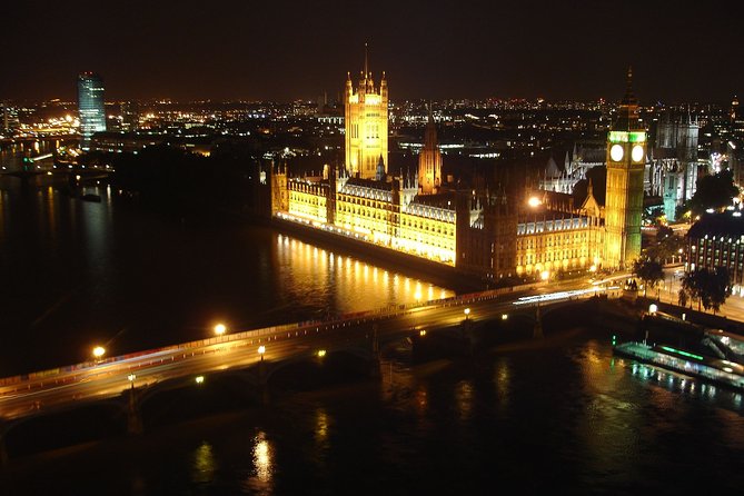 London by Night Bus Tour with Christmas Lights and Live Guide - The top deck, cold weather, and sightlines