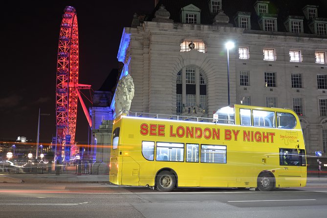 London by Night Sightseeing Tour - Open Top Bus - Departure times, darkness, and seasonal planning