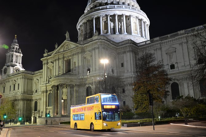 London by Night Sightseeing Tour - Open Top Bus - Starting beside Green Park and Piccadilly