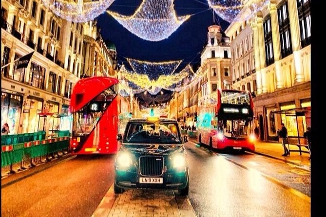 London Christmas Lights Guided Tour by Cab - Oxford Street and Regent Street: London’s grand shopping display