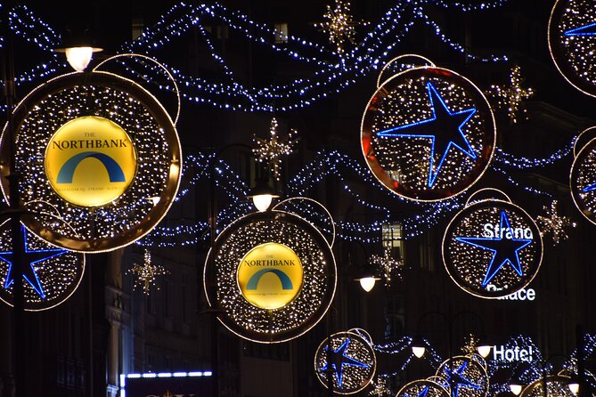 London Christmas Lights Private Walking Tour - Hatchards and Fortnum & Mason depend on the clock