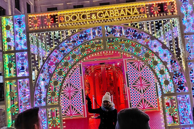 London Christmas Sparkle Private Walking Tour - Piccadilly Circus and Leicester Square keep the evening lively