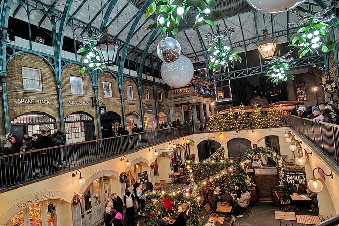 London Christmas Sparkle Private Walking Tour - Seven Dials and Covent Garden provide a festive change of pace