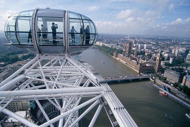 London Eye - Champagne Experience Ticket - Daylight, sunset, and nighttime rides