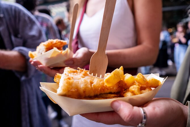 London Food Walking Tour: Taste Your Way Through Soho & Chinatown - Four food stops, one useful London introduction