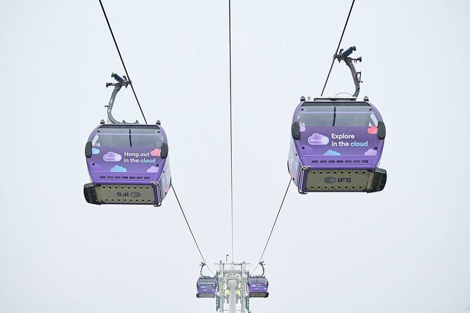 London: IFS Cable Car + Uber Boat Hop-On Hop-Off 1 Day River Pass - Somerset House, St. Paul’s, and the Shard