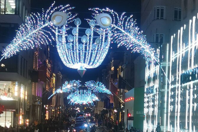 London Magical Christmas Walking Tour with Guide - Regent Street begins the light trail