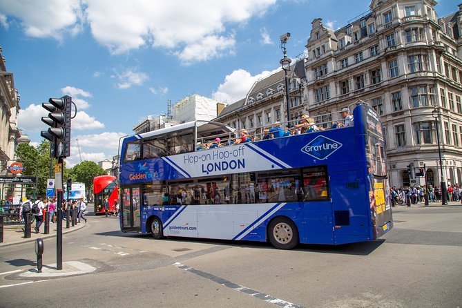London Panoramic Open Top Bus Tour with Audio Guide - The London Eye and the Return to Belvedere Road