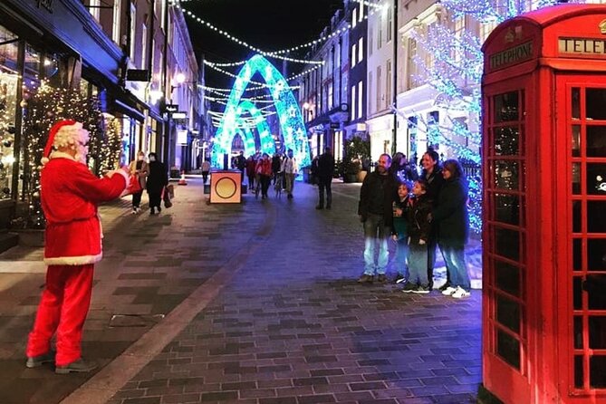 London Private Christmas Lights Taxi Tour with Pick Up - Covent Garden is the best stop for a festive break