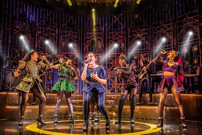 London Theatre: SIX The Musical - The Vaudeville Theatre and the venue warning