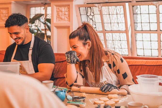 London Traditional English Scone Making and Tea Workshop - Mixing and shaping the dough