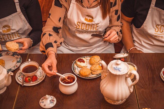 London Traditional English Scone Making and Tea Workshop - Baking, tea, and the best part of the class