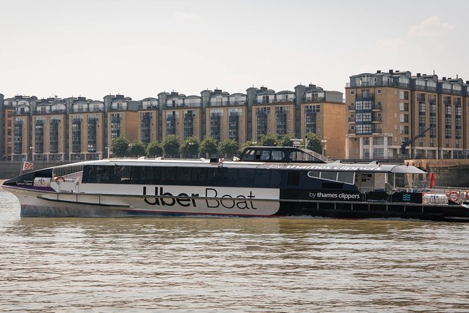 London: Uber Boat - Single Journey River Thames Cruise - Tate Modern and St. Paul’s Cathedral from the Thames