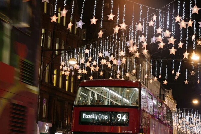 Magical London Christmas Lights Walking Tour with a Londoner - Covent Garden begins with classic Christmas style