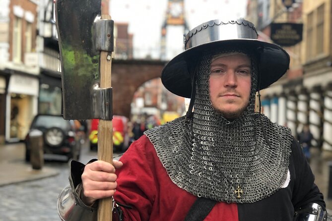 Medieval Walking Tour of Chester - The Roman Amphitheatre in its medieval setting