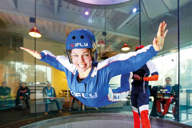 Milton Keynes iFLY Indoor Skydiving Experience - 2 Flights & Certificate - Your first flight inside the vertical wind tunnel