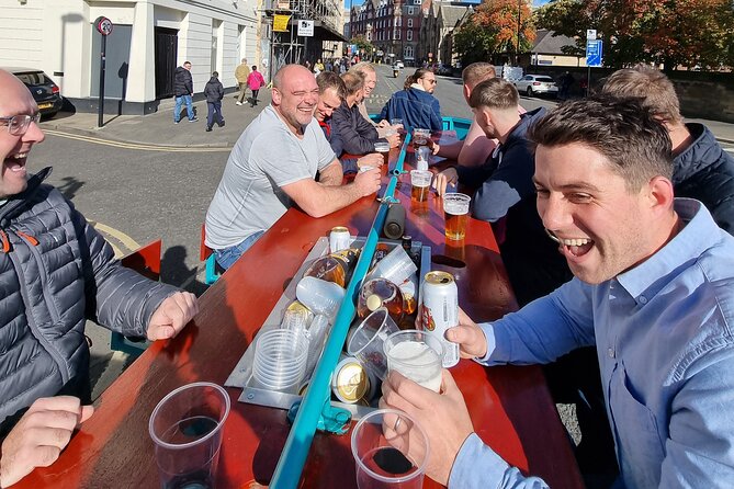 Newcastle beer or prosecco bike tour - Eldon Square, Monument, and the old train station