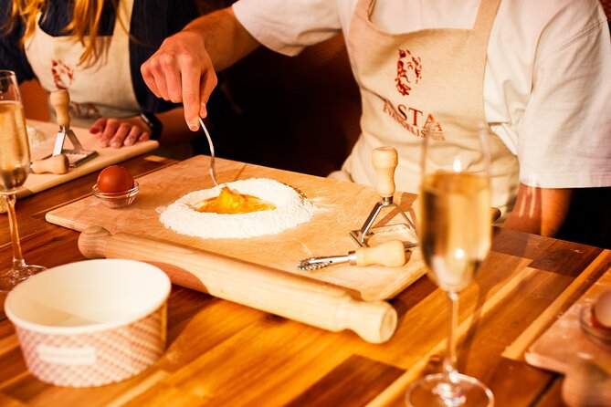 Pasta Making with Unlimited Prosecco in London's West End - What the $94.27 price buys you