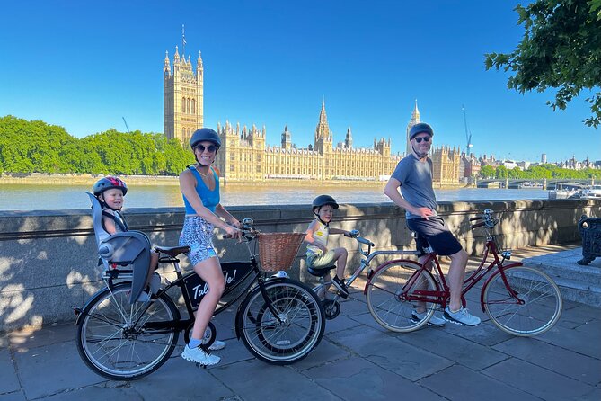 Private Family Bike Tour of London, fun for all ages! - Getting comfortable in Archbishop’s Park